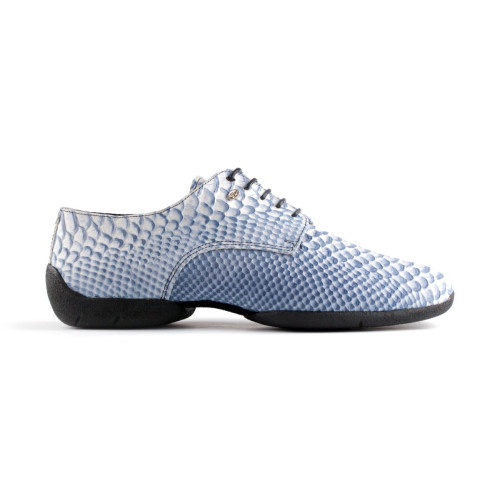 PortDance - Hombres Dance Sneakers PD Salsa 001 - Azul/Blanco