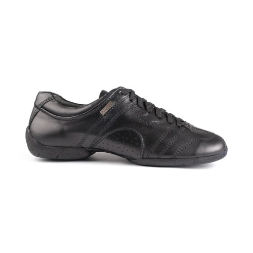 Portdance Men´s Sneakers PD Casual - Black Leather - Sneaker Sole - Size: EUR 42