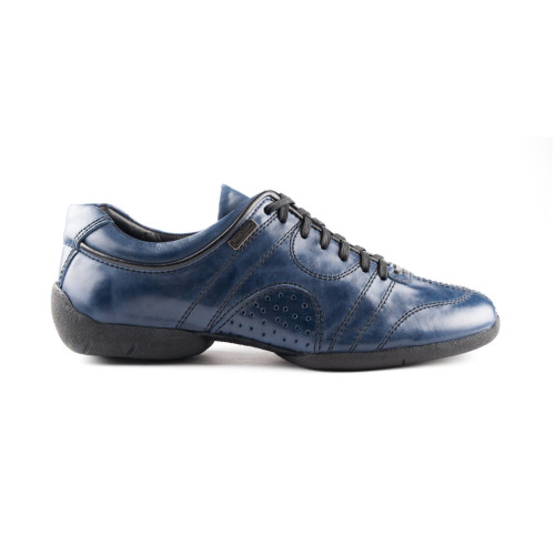 Portdance Hombres Sneakers PD Casual - Cuero Azul - Sneaker Suela - Talla: EUR 44