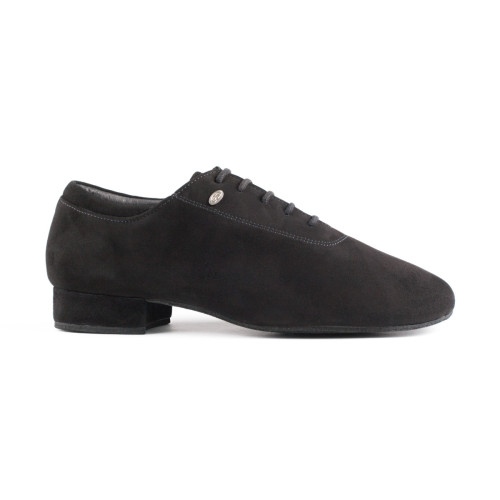 PortDance Hommes Chaussures de Danse PD020 - Nubuck Noir [EUR 42]