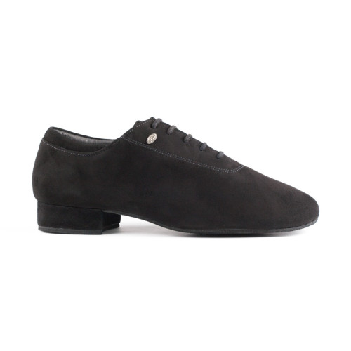 Portdance Heren Dansschoenen PD020 - Nubuck Zwart - Grootte: EUR 42