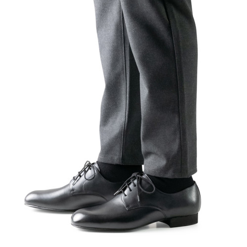 Werner Kern Hombres Zapatos de Baile Milano - Cuero Negro - Ancho   - Größe: UK 8