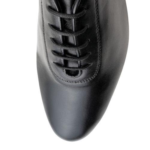 Werner Kern Hommes Chaussures de Danse Forli - Cuir Noir - 4 cm Latin  - Größe: UK 7,5