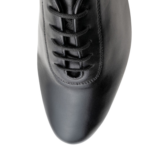 Werner Kern Hommes Chaussures de Danse Forli - Cuir Noir - 4 cm Latin  - Größe: UK 9,5