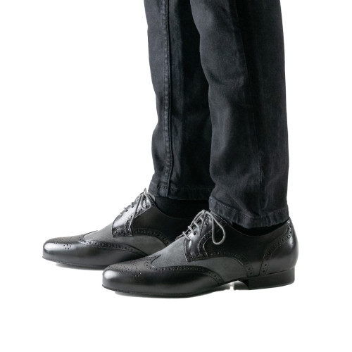 Werner Kern Men´s Dance Shoes Udine - Black/Gray