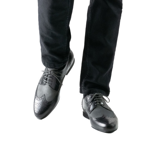 Werner Kern Men´s Dance Shoes Udine - Black/Gray