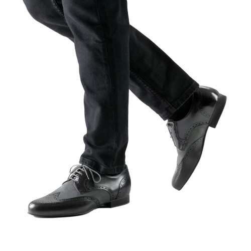 Werner Kern Men´s Dance Shoes Udine - Black/Gray