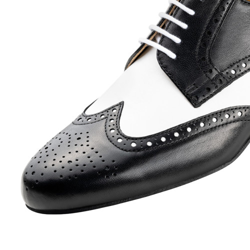 Werner Kern Uomini Scarpe da Ballo Udine - Nero/Bianco