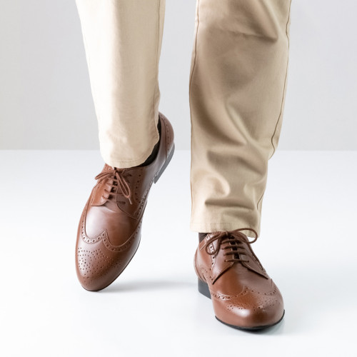 Werner Kern Uomini Scarpe da Ballo Udine - Cognac