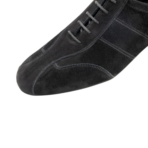 Werner Kern Men´s Dance Shoes Cuneo - Black Suede Micro-Heel  - Größe: UK 8