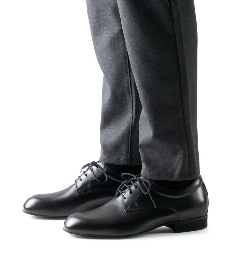 Werner Kern Homens Sapatos de dança Padua - Pele Preto - Extra Longe - Micro-Heel  - Größe: UK 9,5