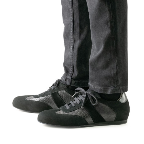 Werner Kern Mens Dance Shoes/Sneaker Dance Shoes Bari - Black  - Größe: UK 9