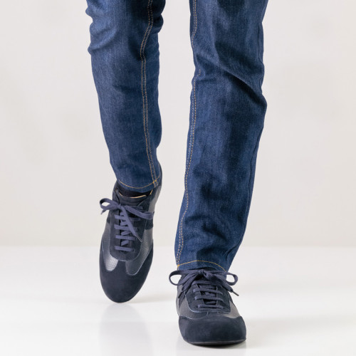 Werner Kern Homens Sapatos de Dança Bari - Azul