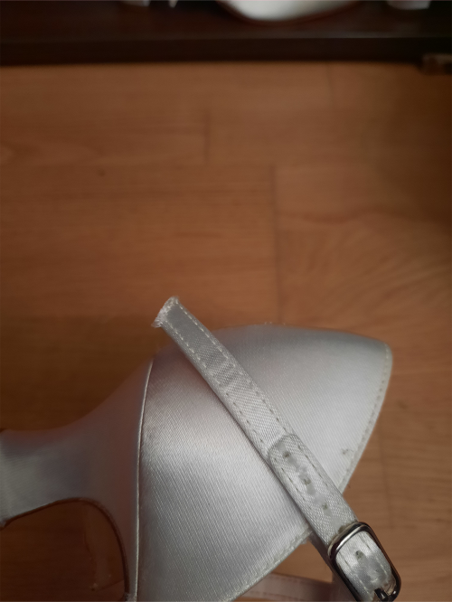 Werner Kern Damen Brautschuhe Patty LS - Satin Weiß - 5,5 cm - Ledersohle [UK 3]