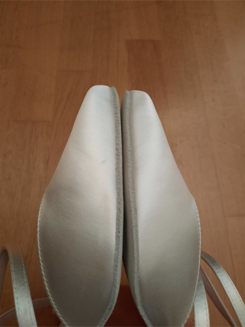Werner Kern Damen Tanzschuhe Patty - Satin Weiß - 5,5 cm [UK 7]
