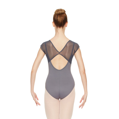 Intermezzo Ladies Ballet Body/Leotard with Spaghetti-straps and Mesh-sleeves 31396 Bodymeredjer