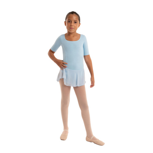 Intermezzo Girls Ballet Body/Leotard with skirt and sleeves short 3360 Bodyreto Mc