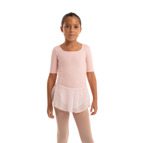 Intermezzo Girls Ballet Body/Leotard with skirt and sleeves short 3360 Bodyreto Mc