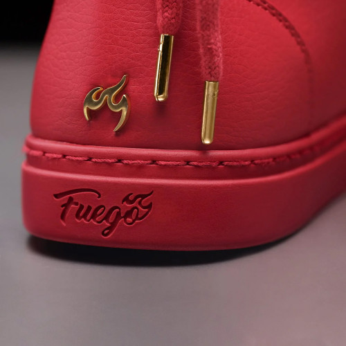 Fuego Unisex High-Top Dance Sneakers Red