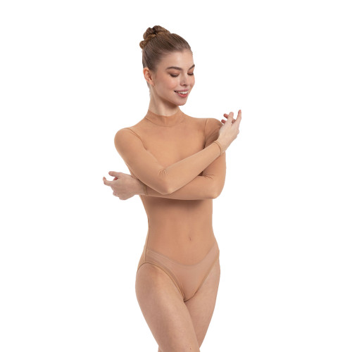 Intermezzo Mädchen Ballett Body/Trikot mit Stehkragen und Ärmeln lang 3745 Bodytrans Ml