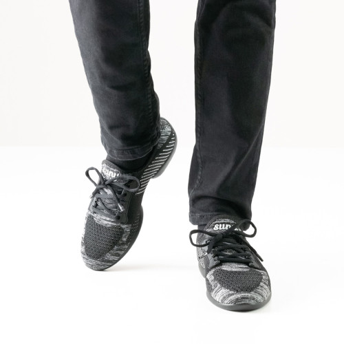 Anna Kern Uomini Dance Sneakers 4010 Pureflex - Nero - Suola Sneaker  - Größe: UK 9,5