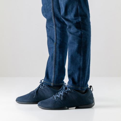 Anna Kern Homens Dance Sneakers 4030 Bold - Azul/Preto - Sola de ténis  - Größe: UK 10,5