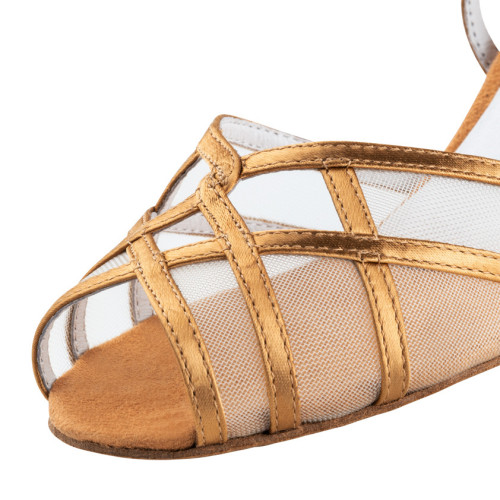 Anna Kern Women´s dance shoes Gabrielle - Satin Bronze  - Größe: UK 6,5