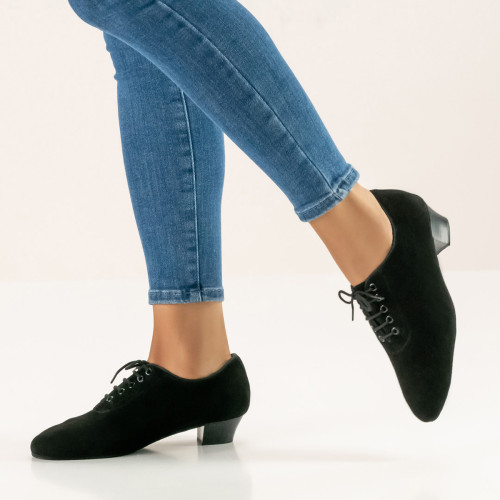 Anna Kern Ladies Practice Shoes Babette - Suede Black
