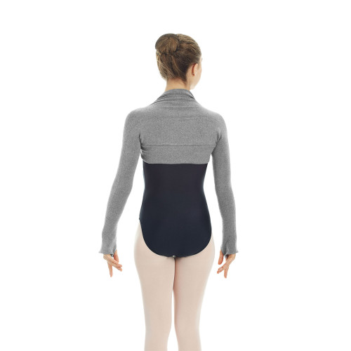 Intermezzo Ladies Ballet Warm-up Bolero/Shrug 6277 Mangasurlis - Grey (033) - Size: S