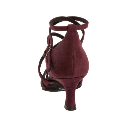 Diamant Mujeres Zapatos de Baile 108-077-132 - Bordeaux - 5 cm Flare - Talla: UK 4