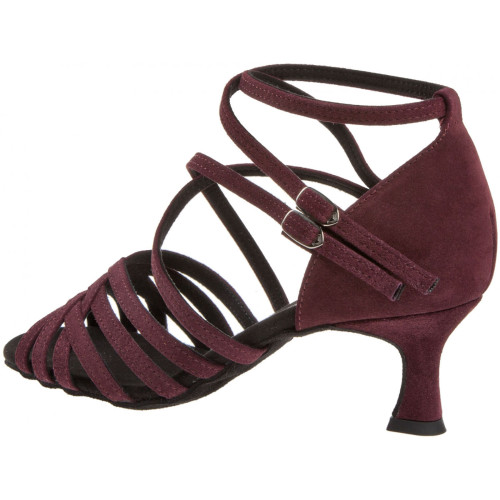 Diamant Mujeres Zapatos de Baile 108-077-132 - Bordeaux - 5 cm Flare - Talla: UK 4