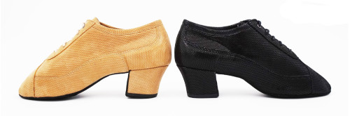 Portdance - Mujeres Zapatos de Practica PD705 - Camel - 4 cm