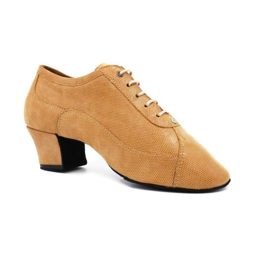 Portdance Damen Trainerschuhe PD705 - Veloursleder Camel - Größe: EUR 37