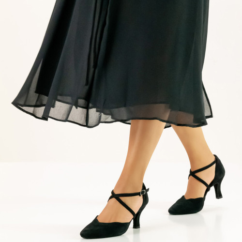 Anna Kern Dames Dansschoenen Odile - Zwart