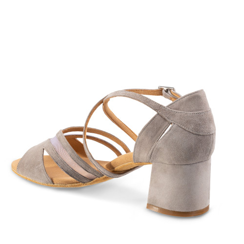 Rummos Women´s dance shoes Doris - Nubuck Gray - Normal - 50 Block - EUR 38.5