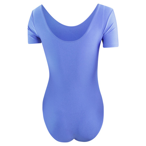 Intermezzo Mädchen Ballett Body/Trikot mit Rundausschnitt und Ärmeln kurz 3050 Bodyly Mc - Royal Blau (017) - Größe: 12