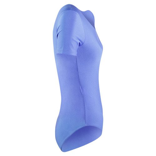 Intermezzo Mädchen Ballett Body/Trikot mit Rundausschnitt und Ärmeln kurz 3050 Bodyly Mc - Royal Blau (017) - Größe: 12