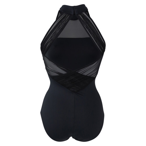 Intermezzo Damen Ballett Body/Leotard 31466 Bodymertidrap - Schwarz (037) - Größe: M