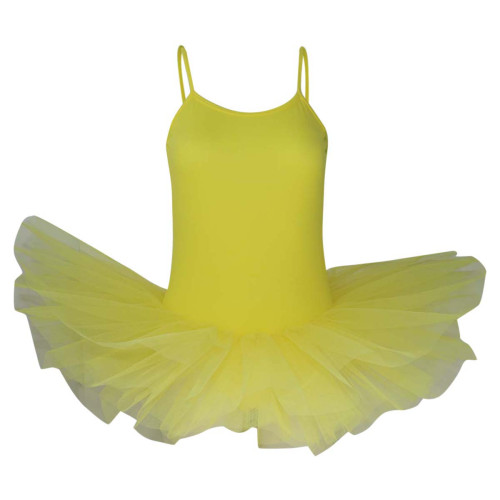 Intermezzo Mädchen Ballett Body/Trikot mit Teller Tutu und Spaghetti-Tr&auml;gern mit Tutu 3152 Loverstraptu