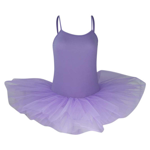 Intermezzo Mädchen Ballett Body/Trikot mit Teller Tutu und Spaghetti-Tr&auml;gern mit Tutu 3152 Loverstraptu