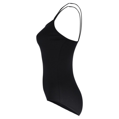 Intermezzo Ladies Ballet Body/Leotard with Spaghetti-straps 3000 Body Lover Strap - Black (037) - Size: XS