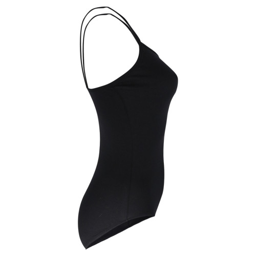 Intermezzo Ladies Ballet Body/Leotard with Spaghetti-straps 3000 Body Lover Strap - Black (037) - Size: M