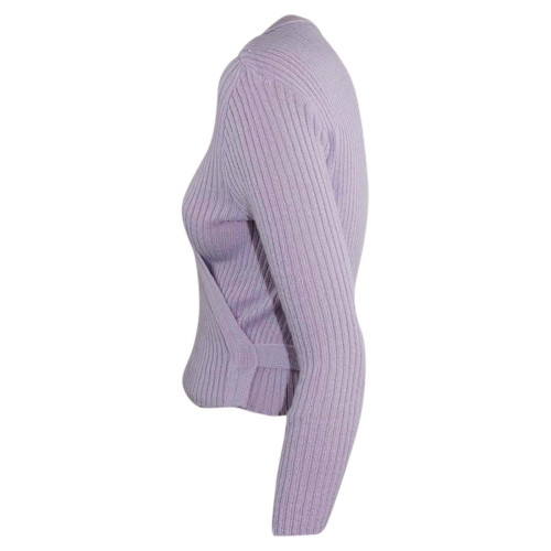 Intermezzo Ladies Ballet Wrap Cardigan long sleeves 6811 Jersey Elipor - Lavender (080) - Size: M