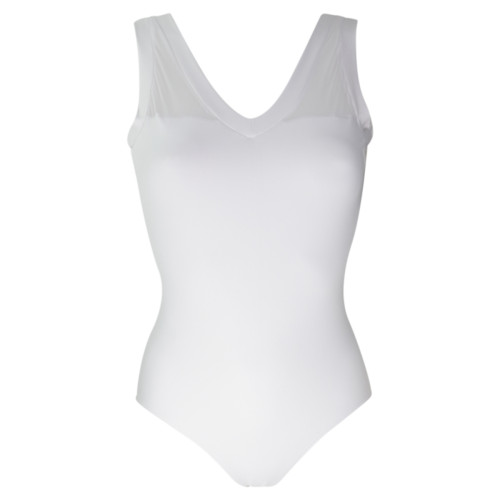 Intermezzo Damen Ballett Trikot/Body mit Tr&auml;gern breit 31416 Bodyuvered