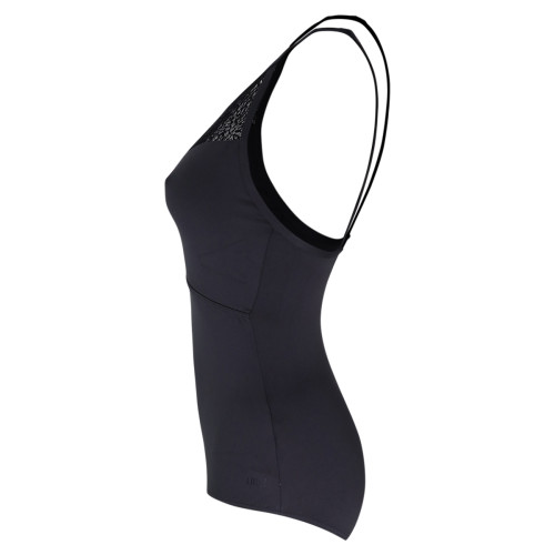 LULLI Dancewear Mujeres Ballet Body/Leotardo EDITH sin mangas - Color: Negro - Talla: M