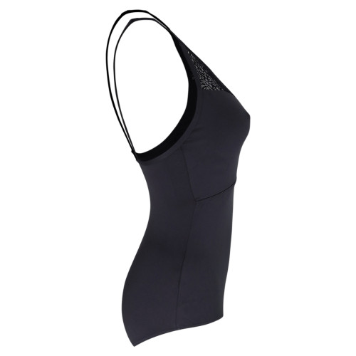 LULLI Dancewear Mujeres Ballet Body/Leotardo EDITH sin mangas - Color: Negro - Talla: M