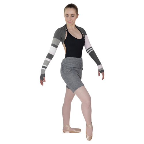 Intermezzo Girls Bolero/Shrug long sleeves 6398 Mansurbi - Dark Geey (188) - Size: 10