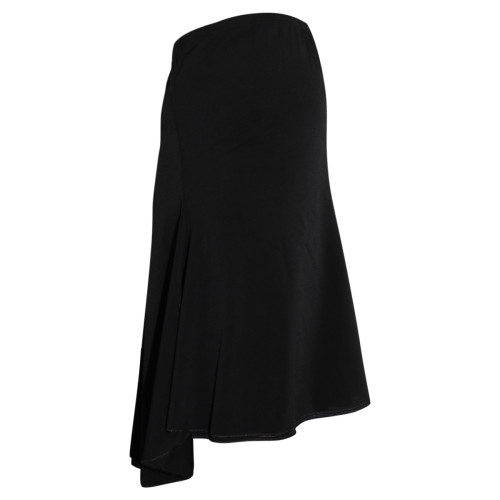 Intermezzo Ladies Salsa/Tango Dance Skirt 7934 Falpumasin - Black (037) - Size: L