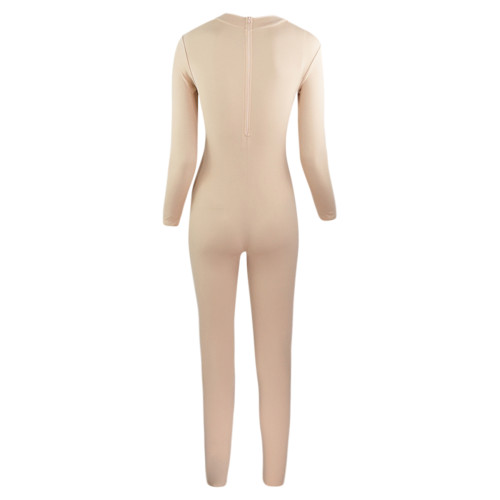 Intermezzo Damen Unitard/Ganzanzug mit Ärmeln lang 4685 Skinlovercarsin - Skin Pink (077) - Größe: M