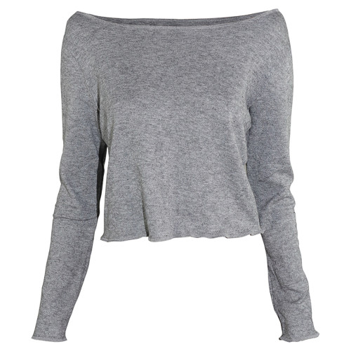 Intermezzo Ladies Ballet/Warm-Up Top long sleeves with round neck 6449 Topvisnac